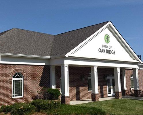 Welcome to Bank of Oak Ridge at our Oak Ridge location!