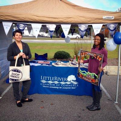 Small Business Saturday Welcome Station