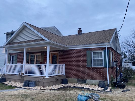 New shingle roof