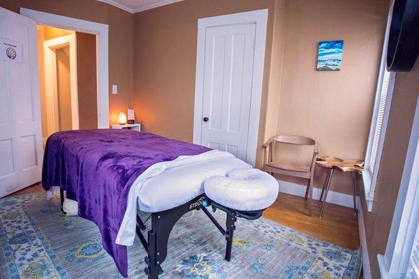 We have a total of four therapy rooms in Dover and two therapy rooms at our Portsmouth location.