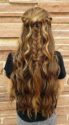 Boho chic braids