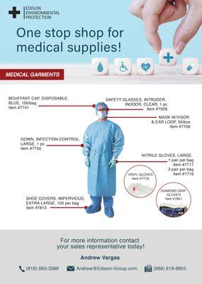 Contact us for all your medical supply needs. We have it all!