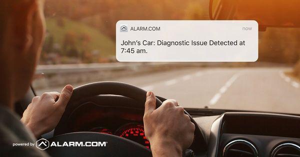 Connected Car provides you with maintenance alerts that keep you one step ahead of emergency repairs.