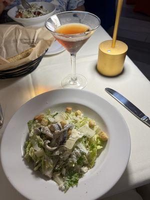 Caesar salad with anchovies (small)