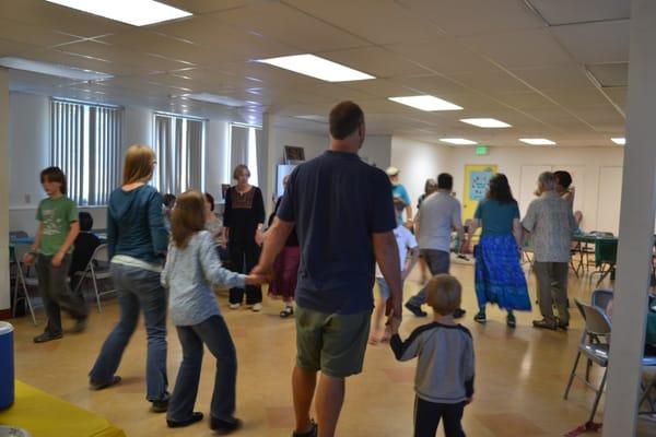 Learning an Irish dance