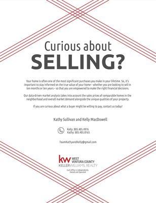 Contact us if you, friends, family, coworkers, or anyone you know is interested in selling!