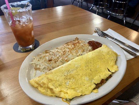 Veggie omelet