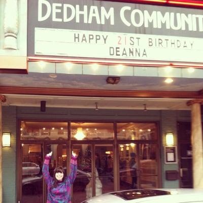 Dedham Community celebrates my birthday!!!