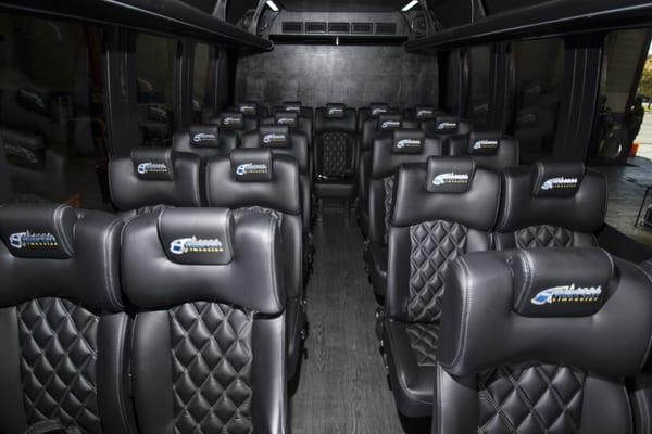 39 Passenger Bus Interior - Plush Leather