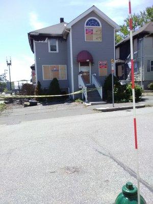 Photos of Fortitude Counseling and Recovery Center fire that happened 5/22/2020