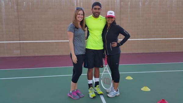 MTA tennis academy with the girls.