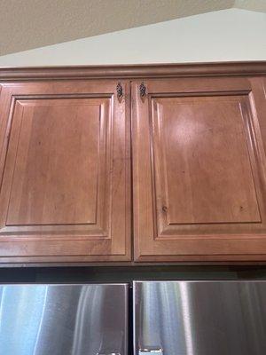 Cabinet doors put on upside down