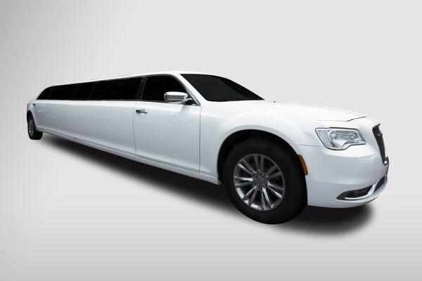 Our brand new Chrysler 300 limo, top of the line from bumper to bumper! Ride like a king in this sweet ride