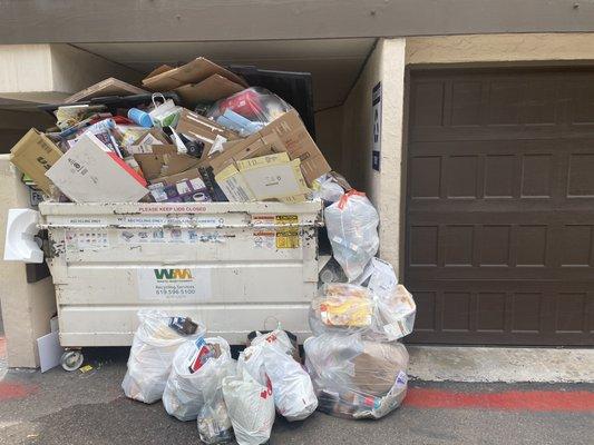 Trash and recycling haven't been picked up in over 3 weeks and they still collecting money.