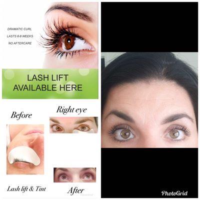 Lash lift & tint