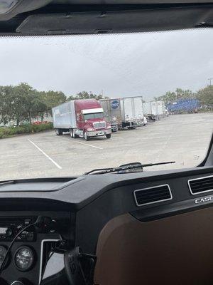 Parking for 13 Big Rigs