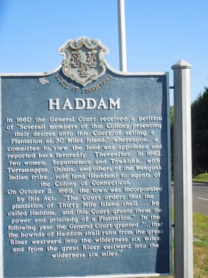 Haddam Historical Marker