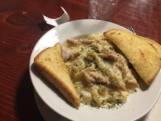 Chicken Alfredo!