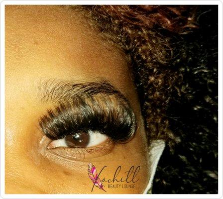 Volume lash extensions 25mm