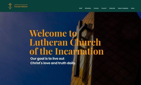 Website Design - Lutheran Church