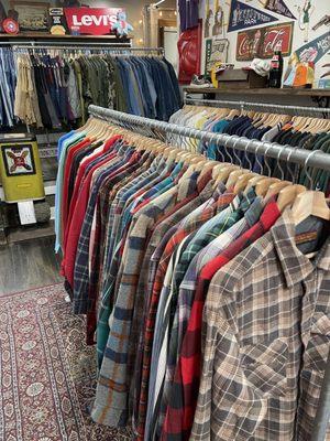 Vintage flannels