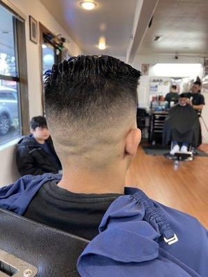 High skin fade