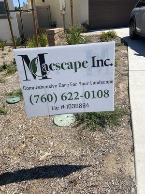 Macscape contact and sign