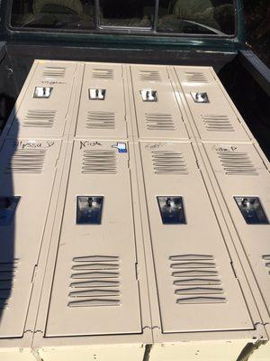 Set of lockers for sale