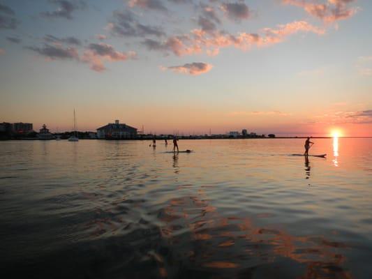 Sunset rental-sesssion on Lake Pontchartrain.