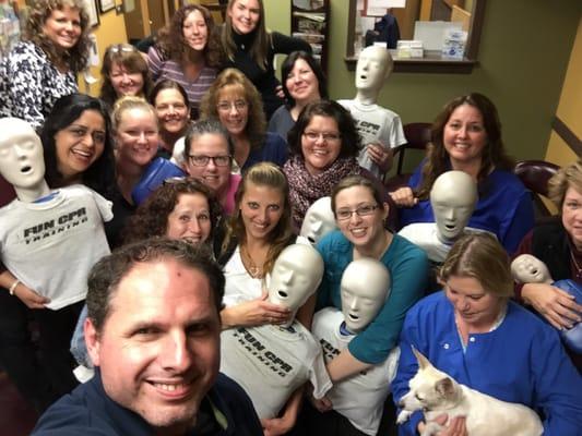 Such a great class at Dingman's Medical!