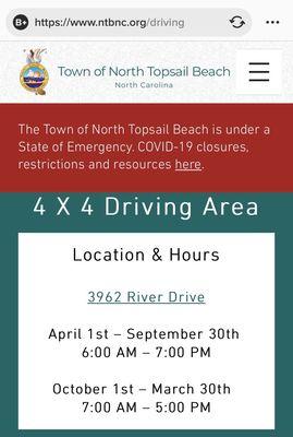 Pass Permitted 4x4 Beach Driving