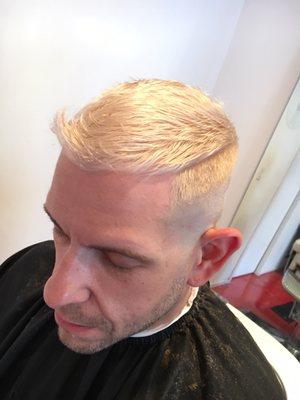 Old white lady color ? No problem got Jason Freshhhhh #Colorist #Barber