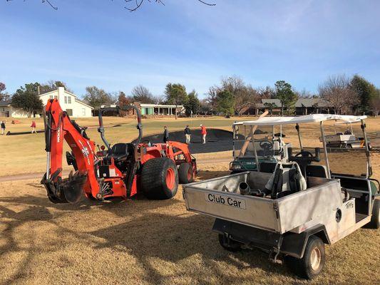 AirDrain Bunker Drainage Rehab at The Greens Country Club