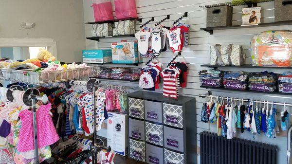 Baby Boutique provides free baby clothes and supplies for those taking part in our free parenting classes.