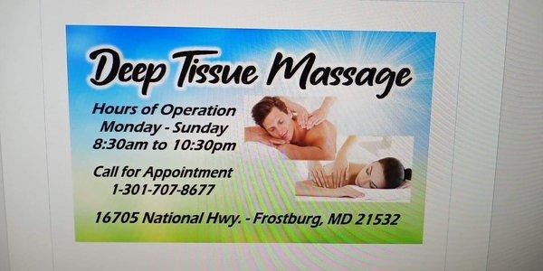 Deep Tissue Massage