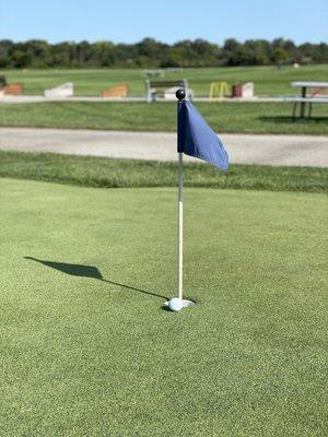 Practice putting greens