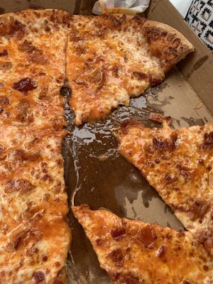 Gross oily Pizza