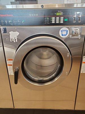 larger washer:$6.25/load