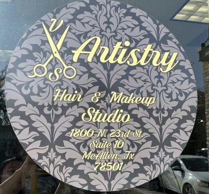 new salon inside of Artistry!