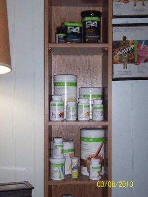 Herbalife supplements.