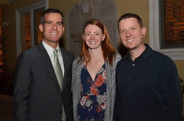 Station 22 films a promo for Los Angeles Mayor Eric Garcetti