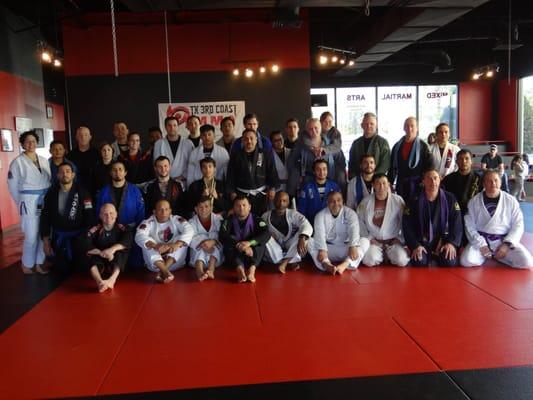 Brazilian Jiu Jitsu class.