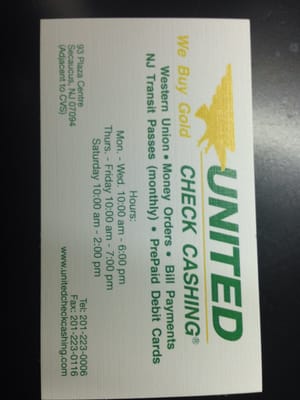 United Check Cashing