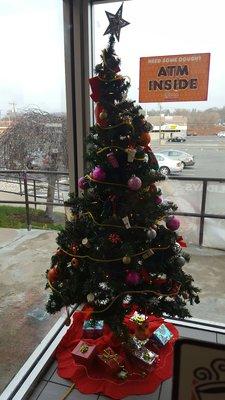 Super festive dunkin donuts