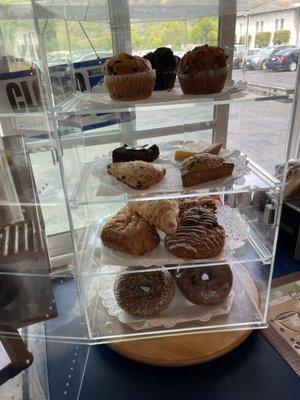 Fresh pastries! Muffins, scones, brownies, lemon bars, croissants, bagels, biscotti and more!