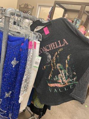 Overpriced coachella shirt at $14.99. Originally 8.99 at Kohl's.