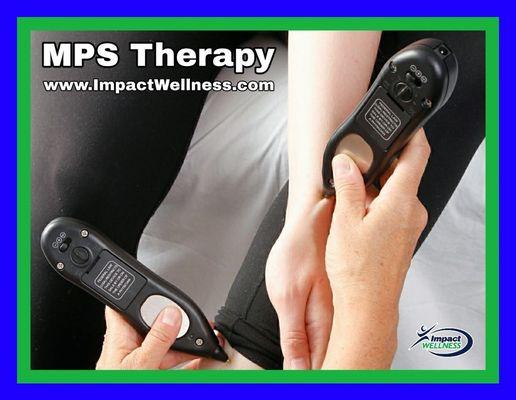 MPS Therapy / Microcurrent: uses direct current (tens unit like) on scar tissue, trigger points, and acupuncture points. AMAZING!!!