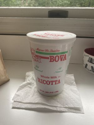 Soup in used container