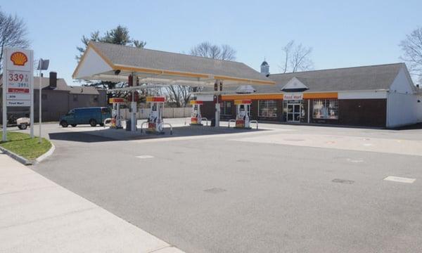 Shell gas station All grades of gas plus diesel   111 North Street Salem,Massachusetts.