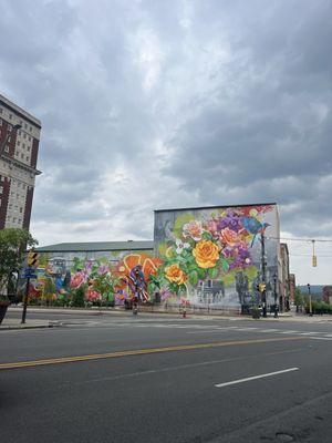 Mural across the street